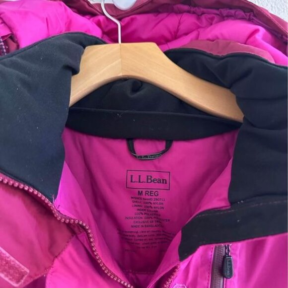 L.L Bean Women’s Insulated Rugged‎ Ridge Winter Waterproof Parka Sz M - Picture 4 of 10